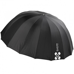 Quadralite Deep Space 105 silver parabolic umbrella